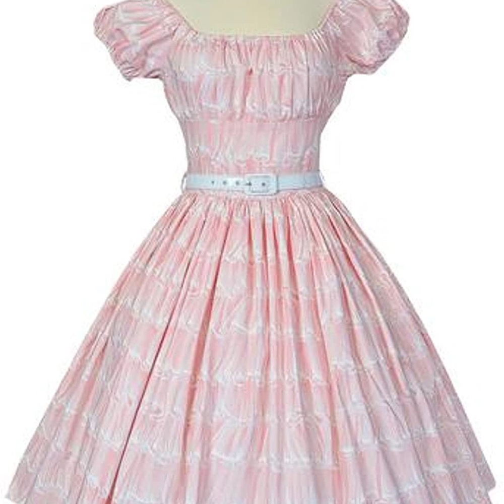 Bernie dexter pink taffy dress S